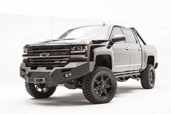 Fab Fours Bumpers & Off-Road Armor | 1350 Offroad - Fab Fours Premium Winch Front Bumper, Bare Steel, with No Guard - CS16-F3851-B - Image 1