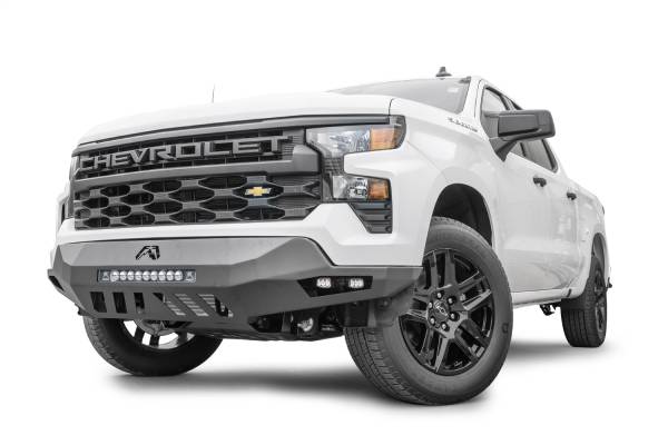 Fab Fours Bumpers & Off-Road Armor | 1350 Offroad - Fab Fours Vengeance Front Bumper, Bare Steel, Sensor Bumper, with No Guard - CS22-D5651-B - Image 1