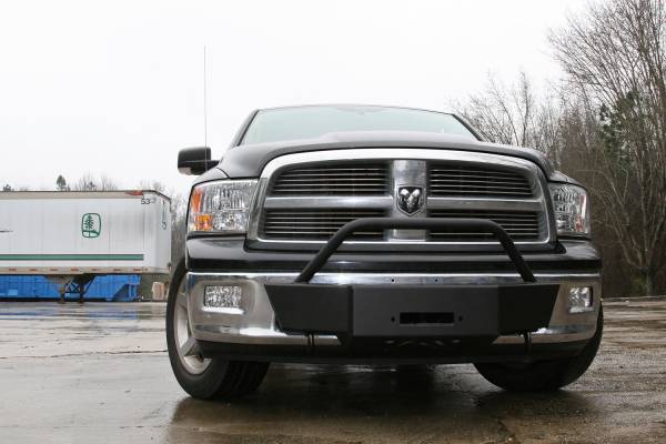 Fab Fours Bumpers & Off-Road Armor | 1350 Offroad - Fab Fours Winch Mount, Black Powder Coat - DR10-N2450-1 - Image 1