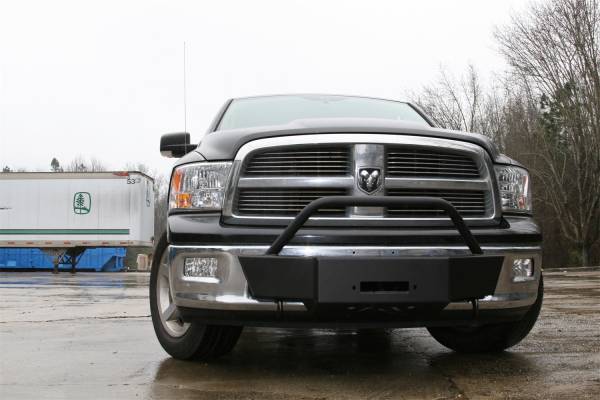 Fab Fours Bumpers & Off-Road Armor | 1350 Offroad - Fab Fours Large Frame Winch Mount, Large Frame Black Powder Coat - DR10-N2460-1 - Image 1