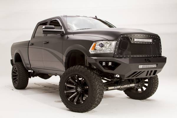 Fab Fours Bumpers & Off-Road Armor | 1350 Offroad - Fab Fours Vengeance Front Bumper, Bare Steel, No Guard - DR10-V2951-B - Image 1