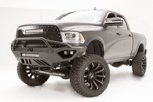Fab Fours Bumpers & Off-Road Armor | 1350 Offroad - Fab Fours Vengeance Front Bumper, Bare Steel, Pre-Runner Guard - DR10-V2952-B - Image 1