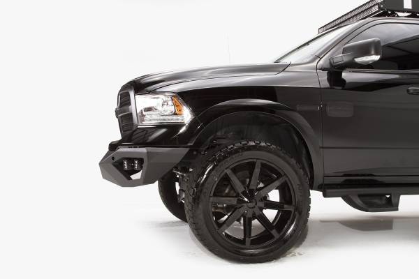Fab Fours Bumpers & Off-Road Armor | 1350 Offroad - Fab Fours Vengeance Front Bumper, Black Powder Coat, No Guard - DR13-D2951-1 - Image 1