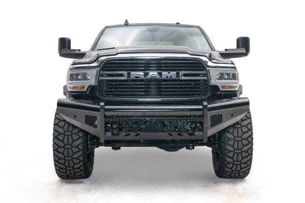 Fab Fours Bumpers & Off-Road Armor | 1350 Offroad - Fab Fours Black Steel Front Bumper, with No Guard - DR19-S4461-1 - Image 1