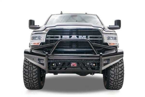 Fab Fours Bumpers & Off-Road Armor | 1350 Offroad - Fab Fours Black Steel Front Bumper, with Pre-Runner Guard - DR19-S4462-1 - Image 1