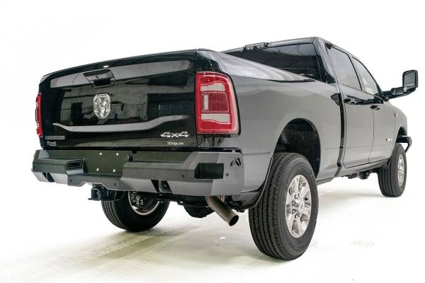 Fab Fours Bumpers & Off-Road Armor | 1350 Offroad - Fab Fours Premium Rear Sensor Bumper, Bare, Plate Steel - DR19-W4451-B - Image 1