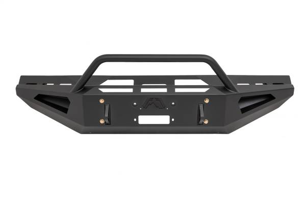 Fab Fours Bumpers & Off-Road Armor | 1350 Offroad - Fab Fours Red Steel Front Bumper, with Pre-Runner Guard - DR94-RS1562-1 - Image 1