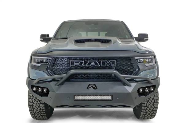 Fab Fours Bumpers & Off-Road Armor | 1350 Offroad - Fab Fours Vengeance Front Bumper, Pre-Runner Guard, Bare Steel - DX21-V4552-B - Image 1
