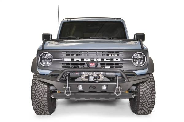 Fab Fours Bumpers & Off-Road Armor | 1350 Offroad - Fab Fours Stubby Bumper, with Pre-Runner Guard, 2 Stage Matte Black Powder Coat - FB21-B5252-1 - Image 1