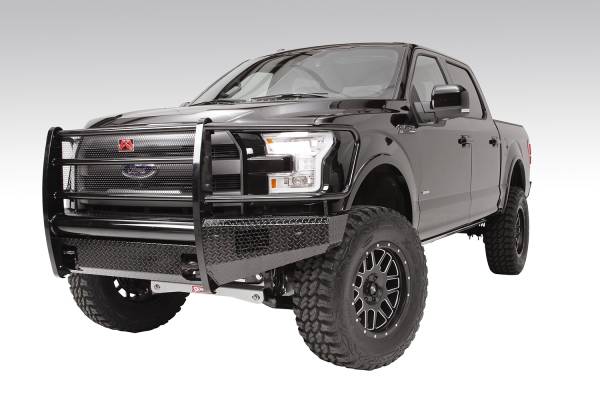 Fab Fours Bumpers & Off-Road Armor | 1350 Offroad - Fab Fours Black Steel Front Ranch Bumper, Black Powder Coat, with Full Grill Guard - FF09-K1960-1 - Image 1