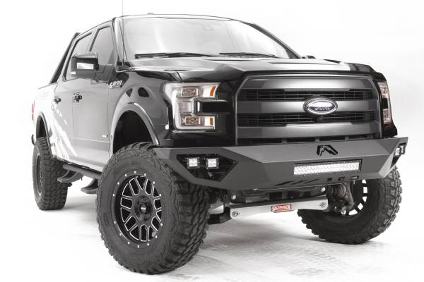 Fab Fours Bumpers & Off-Road Armor | 1350 Offroad - Fab Fours Vengeance Front Bumper, Black Powder Coat, No Guard - FF15-D3251-1 - Image 1