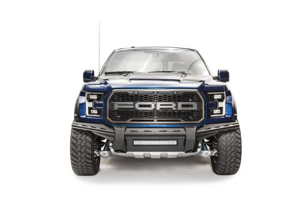 Fab Fours Bumpers & Off-Road Armor | 1350 Offroad - Fab Fours Aero Front Bumper, Bare Steel, without Guard - FF17-D4371-B - Image 1