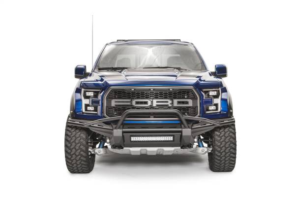 Fab Fours Bumpers & Off-Road Armor | 1350 Offroad - Fab Fours Aero Front Bumper, Bare Steel, with Pre-Runner Guard - FF17-D4372-B - Image 1