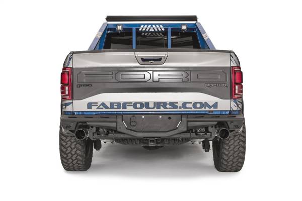 Fab Fours Bumpers & Off-Road Armor | 1350 Offroad - Fab Fours Aero Rear Bumper, Bare Steel - FF17-E4371-B - Image 1