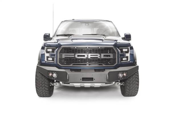 Fab Fours Bumpers & Off-Road Armor | 1350 Offroad - Fab Fours Premium Winch Front Bumper, Bare Steel, with No Guard - FF17-H4351-B - Image 1