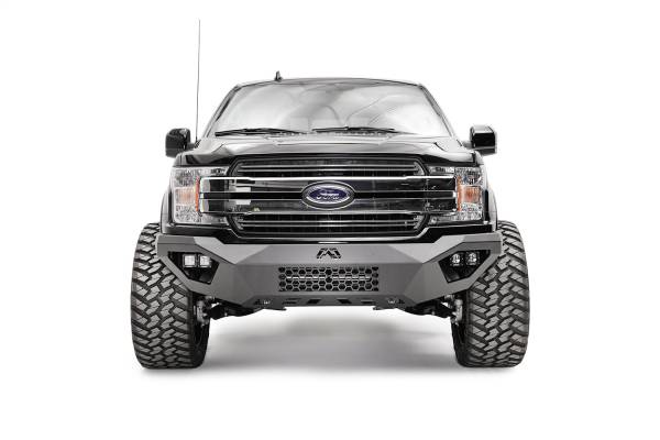 Fab Fours Bumpers & Off-Road Armor | 1350 Offroad - Fab Fours Vengeance Front Bumper, Black Powder Coat, without Guard - FF18-D4551-1 - Image 1