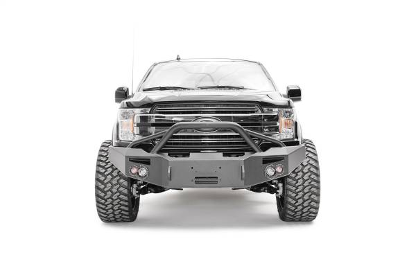 Fab Fours Bumpers & Off-Road Armor | 1350 Offroad - Fab Fours Premium Winch Front Bumper, with Pre-Runner Guard - FF18-H4552-1 - Image 1