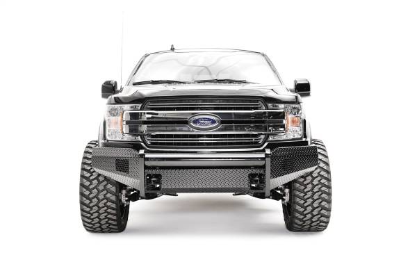 Fab Fours Bumpers & Off-Road Armor | 1350 Offroad - Fab Fours Black Steel Front Bumper, Black Powder Coat, without Guard - FF18-K4561-1 - Image 1