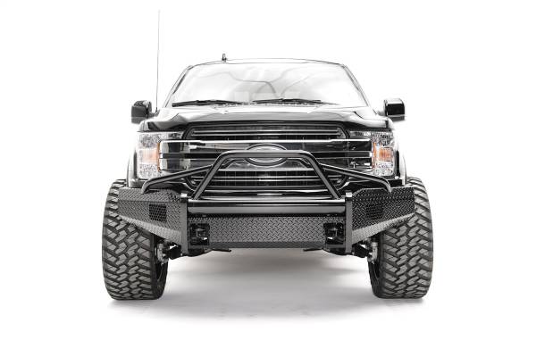 Fab Fours Bumpers & Off-Road Armor | 1350 Offroad - Fab Fours Black Steel Front Bumper, Black Powder Coat, Pre-Runner - FF18-K4562-1 - Image 1