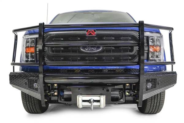 Fab Fours Bumpers & Off-Road Armor | 1350 Offroad - Fab Fours Black Steel Front Bumper, Full Guard, Lower Guard, 14 Gauge Steel Construction - FF21-K5060-1 - Image 1