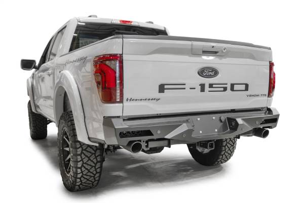 Fab Fours Bumpers & Off-Road Armor | 1350 Offroad - Fab Fours Vengeance Rear Bumper, Bare Steel, Sensor - FF24-E6551-B - Image 1