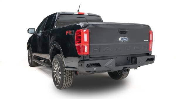 Fab Fours Bumpers & Off-Road Armor | 1350 Offroad - Fab Fours Vengeance Rear Bumper, Bare Steel, with Sensors - FR19-E4851-B - Image 1