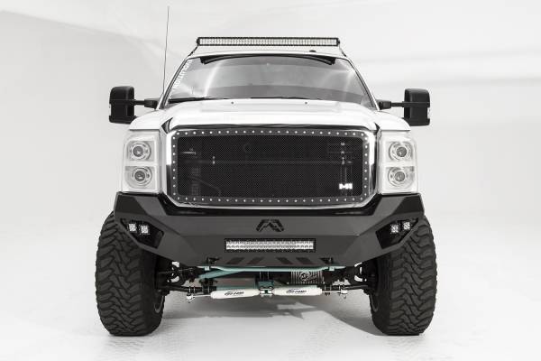 Fab Fours Bumpers & Off-Road Armor | 1350 Offroad - Fab Fours Vengeance Front Bumper, Black Powder Coat, Pre-Runner Guard - FS11-V2552-1 - Image 1