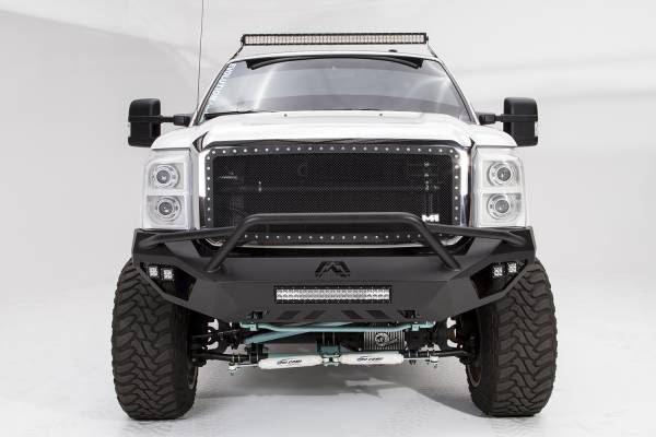Fab Fours Bumpers & Off-Road Armor | 1350 Offroad - Fab Fours Vengeance Front Bumper, Black Powder Coat, Pre-Runner Guard - FS11-V2652-1 - Image 1