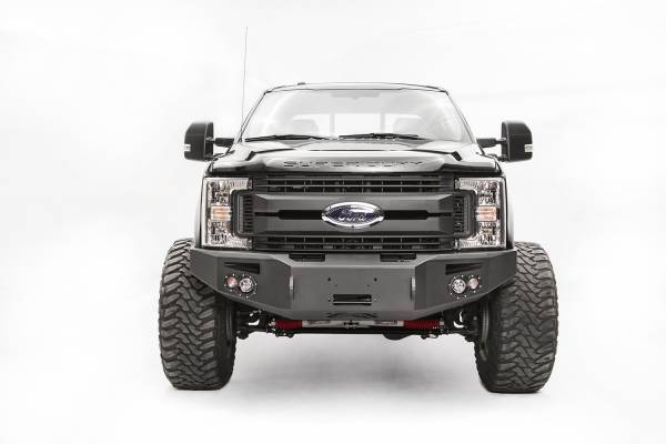 Fab Fours Bumpers & Off-Road Armor | 1350 Offroad - Fab Fours Premium Winch Front Bumper, Black Powder Coat, with No Grill Guard - FS17-A4151-1 - Image 1