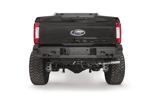 Fab Fours Bumpers & Off-Road Armor | 1350 Offroad - Fab Fours Premium Rear Bumper, Bare Steel, with Sensors - FS17-W4151-B - Image 1
