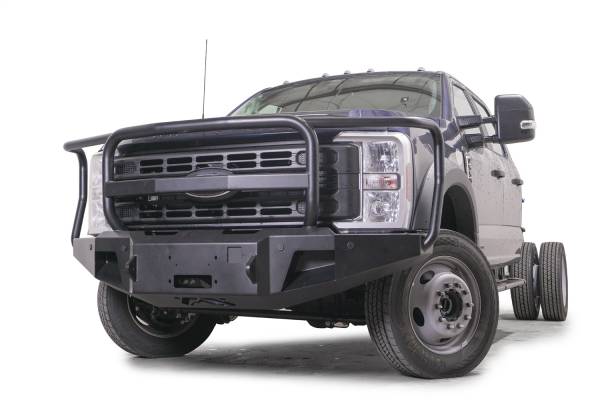 Fab Fours Bumpers & Off-Road Armor | 1350 Offroad - Fab Fours Premium Winch Front Bumper, with Full Grill Guard, Bare Steel - FS23-A5960-B - Image 1