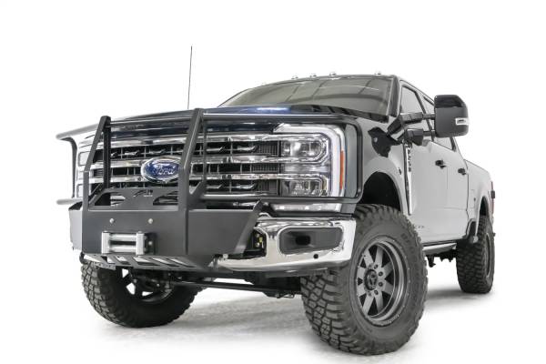 Fab Fours Bumpers & Off-Road Armor | 1350 Offroad - Fab Fours Winch Mount, with Full Grill Guard, Matte Black - FS23-N5970-1 - Image 1