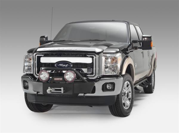 Fab Fours Bumpers & Off-Road Armor | 1350 Offroad - Fab Fours Winch Mount, Black Powder Coat - FS99-N1650-1 - Image 1