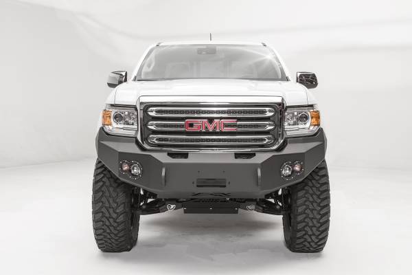 Fab Fours Bumpers & Off-Road Armor | 1350 Offroad - Fab Fours Premium Winch Front Bumper, Black Powder Coat, with No Guard - GC15-H3451-1 - Image 1