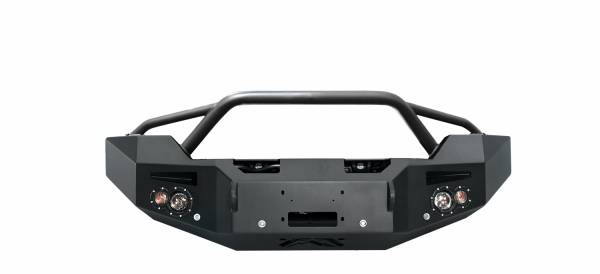 Fab Fours Bumpers & Off-Road Armor | 1350 Offroad - Fab Fours Premium Winch Front Bumper, Black Powder Coat, with Pre-Runner Grill Guard, with Sensors - GM14-C3152-1 - Image 1