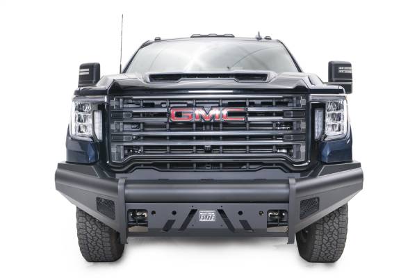 Fab Fours Bumpers & Off-Road Armor | 1350 Offroad - Fab Fours Black Steel Front Bumper, without Guard - GM20-Q5061-1 - Image 1