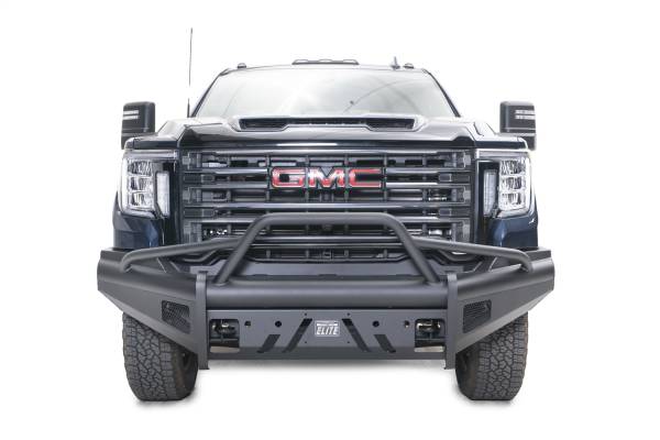 Fab Fours Bumpers & Off-Road Armor | 1350 Offroad - Fab Fours Black Steel Front Bumper, with Pre Runner Guard - GM20-Q5062-1 - Image 1