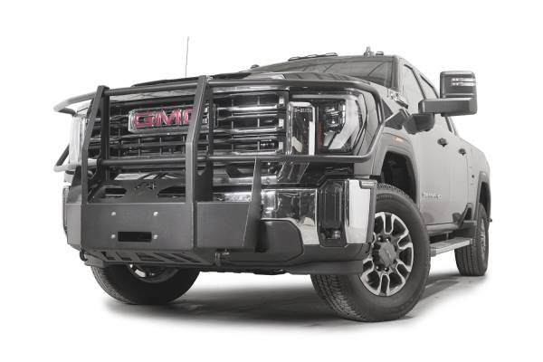 Fab Fours Bumpers & Off-Road Armor | 1350 Offroad - Fab Fours Winch Mount, with Full Grill Guard - GM24-N6270-1 - Image 1