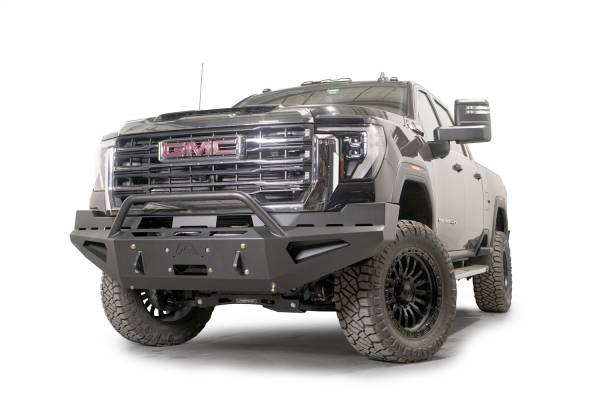 Fab Fours Bumpers & Off-Road Armor | 1350 Offroad - Fab Fours Red Steel Front Bumper, with Pre-Runner Guard - GM24-RS6262-1 - Image 1