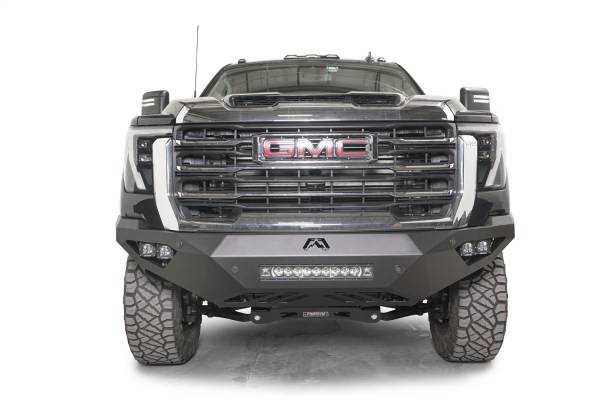 Fab Fours Bumpers & Off-Road Armor | 1350 Offroad - Fab Fours Vengeance Front Bumper, with No Guard, Bare Steel - GM24-V6251-B - Image 1
