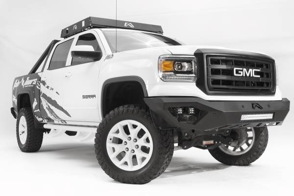 Fab Fours Bumpers & Off-Road Armor | 1350 Offroad - Fab Fours Vengeance Front Bumper, Black Powder Coat, No Guard - GS14-D3151-1 - Image 1