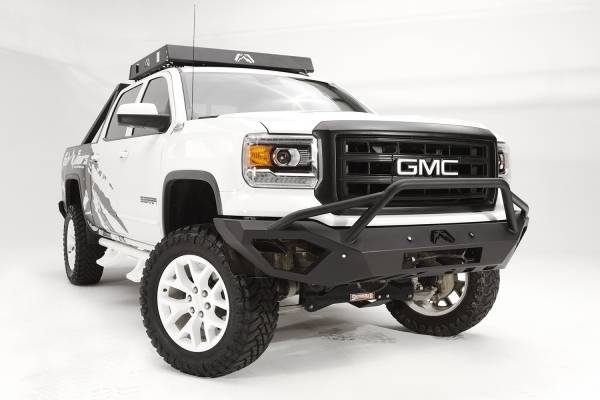 Fab Fours Bumpers & Off-Road Armor | 1350 Offroad - Fab Fours Vengeance Front Bumper, Black Powder Coat, Pre-Runner - GS14-D3152-1 - Image 1