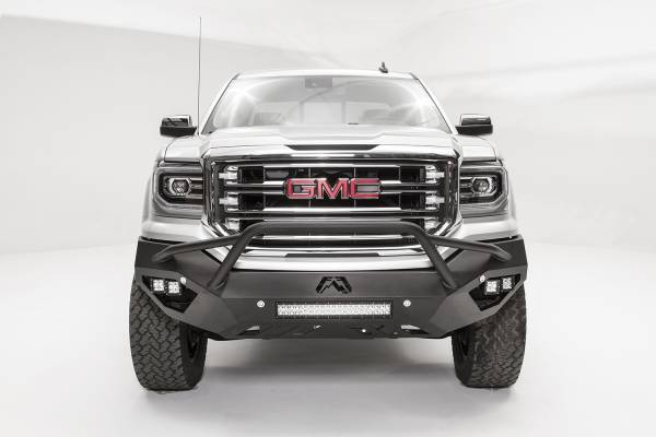 Fab Fours Bumpers & Off-Road Armor | 1350 Offroad - Fab Fours Vengeance Front Bumper, Bare Steel, Pre-Runner Guard - GS16-D3952-B - Image 1