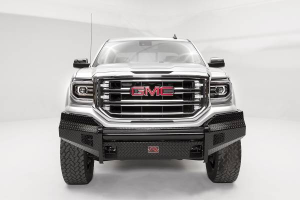 Fab Fours Bumpers & Off-Road Armor | 1350 Offroad - Fab Fours Black Steel Front Bumper, Black Powder Coat, with No Guard - GS16-K3961-1 - Image 1