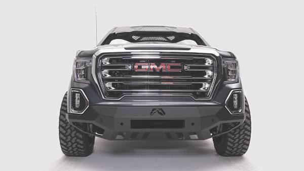 Fab Fours Bumpers & Off-Road Armor | 1350 Offroad - Fab Fours Vengeance Front Bumper, Bare Steel, with No Guard, with Sensors - GS19-D6051-B - Image 1