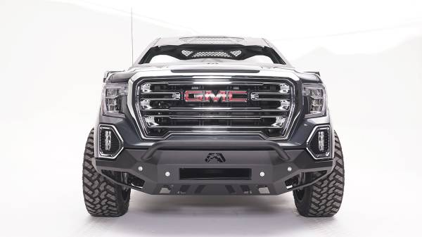 Fab Fours Bumpers & Off-Road Armor | 1350 Offroad - Fab Fours Vengeance Front Bumper, Bare Steel, Sensor Bumper, Pre-Runner Guard - GS19-D6052-B - Image 1