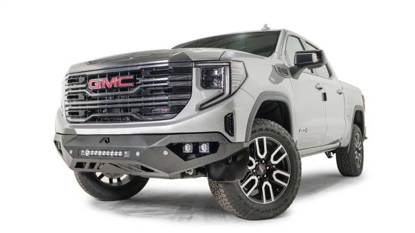 Fab Fours Bumpers & Off-Road Armor | 1350 Offroad - Fab Fours Vengeance Front Bumper, Bare Steel, with No Guard, with Sensors - GS23-D5851-B - Image 1