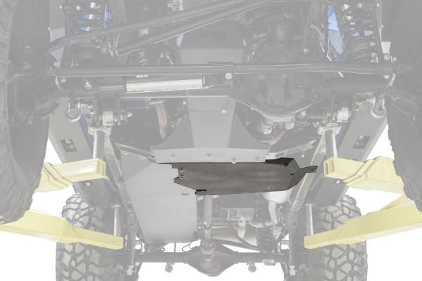 Fab Fours Bumpers & Off-Road Armor | 1350 Offroad - Fab Fours Transfer Case Skid Plate, Bare Steel - JK3031-B - Image 1