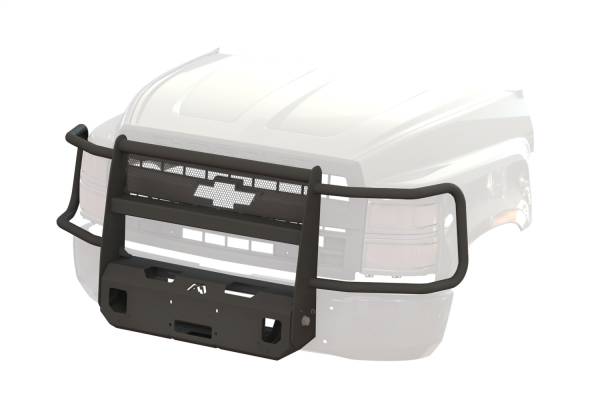 Fab Fours Bumpers & Off-Road Armor | 1350 Offroad - Fab Fours Winch Mount, with Mesh Insert - KC20-N3751-1 - Image 1