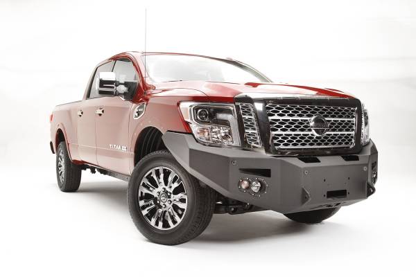 Fab Fours Bumpers & Off-Road Armor | 1350 Offroad - Fab Fours Premium Winch Front Bumper, Black Powder Coat, with No Guard - NT16-F3751-1 - Image 1